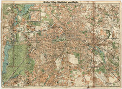 Großer Silva-Stadtplan von Berlin