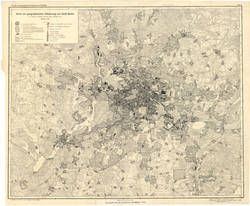 Karte zur geographischen Gliederung von Groß-Berlin