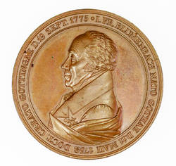 Medaille auf das 50jährige Doktorjubiläum des Anatomen und Anthropologen Johann Friedrich Blumenbach;
