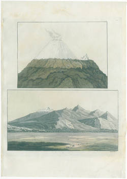 Der Vulkan Cotopaxi (17712 Fuß) / Volcan de Pichincha;
