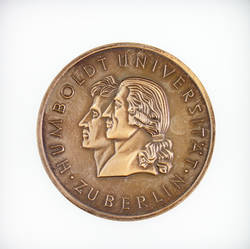 Medaille zum 200. Geburtstag der Gebrüder Wilhelm und Alexander von Humboldt;