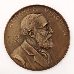 Medaille auf den Tod des Mediziners, Politikers und Begründers der Sozialhygiene Rudolf Vichow (1821-1902)