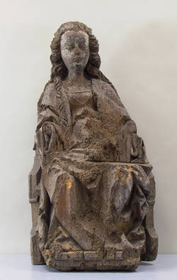 Thronende Madonna aus der Kirche in Rönnebeck