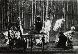 Szene aus "Sommergäste" nach Maxim Gorki in der Regie von Peter Stein in der Schaubühne
