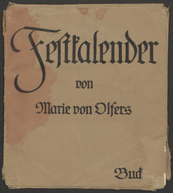 Festkalender, um 1900