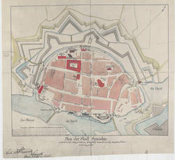 Plan der Stadt Spandau nach der im Jahr 1809 geschehenen Vermessung...