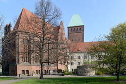 Märkisches Museum Am Köllnischen Park 5. Teilansicht vom Köllnischen Park aus mit Blick nach Nord