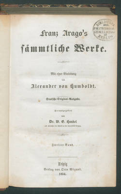 Franz Arago's sämmtliche Werke...
2. Bd