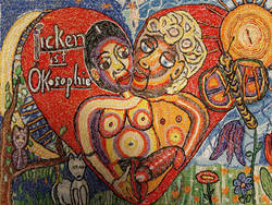 1. Stickbild "Ficken ist Ökosophie", 1983