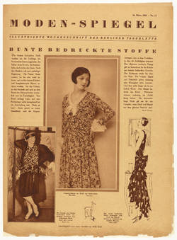 Zeitschrift "Der Modenspiegel" vom 20.03.1929