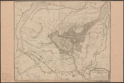 Plan der Belagerung von Lille 1708;
