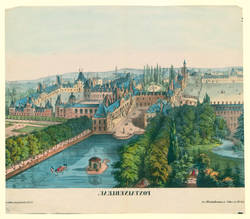 Guckkkastenbild "Fontainebleau."