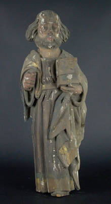 Apostel (Petrus?), Figur eines Retabels aus der Kirche in Pätzig