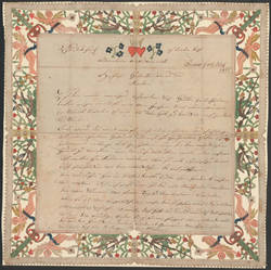 Brief des Soldaten J. F. Rasche an seine Frau und seine Kinder ;