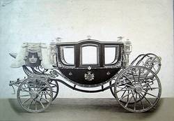 Gala - Wagen     J. J. K. K. H. H. des Prinzen und der Prinzessin Wilhelm von Preussen