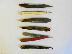 Konvolut aus sechs Rasiermessern verschiedener Hersteller