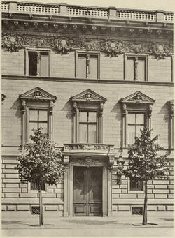 BERLIN  MAISON PRIVÉE - WOHNHAUS ERNST MENDELSSOHN-BARTHOLDY - DWELLING HOUSE  JAEGER-STRASSE No. 53;