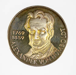 Medaille auf den 200. Geburtstag von Alexander von Humboldt