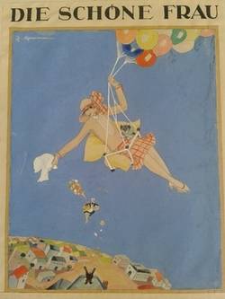 Ohne Titel (Ballonflug), um 1926
