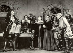 Szene mit Friedrich Kayssler als Kurfürst in Prinz von Homburg