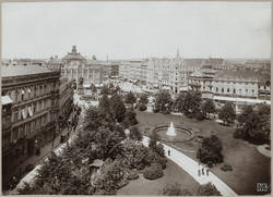 Alexanderplatz mit Blick nach Nordwesten