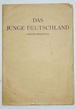 Das Junge Deutschland. Phantasien über die Aufführungen des Jahres 1918/19.