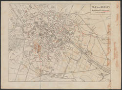 Plan von Berlin mit Bezeichnung der Barricaden am 18 u. 19ten März 1848.;