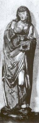 Johannes d. E., Figur vom Mittelschrein eines Retabels aus der Kirche in  Köpenick