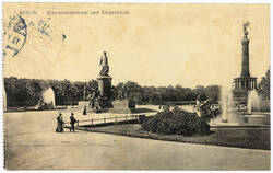 "Bismarckdenkmal und Siegessäule"