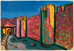 "Mauer in Segovia" 1952