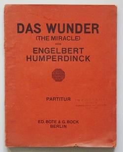 Partitur Das Wunder (THE MIRACLE)