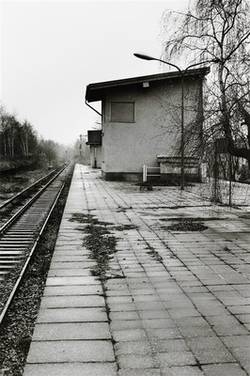 Stillgelegt: Lichterfelde Süd. (Bahnsteig, Gleise / 7 Anhalter Bahn 1)