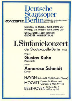 I. Sinfoniekonzert der Staatskapelle Berlin