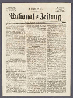 "National-Zeitung. - Morgen-Blatt. Nr. 221."