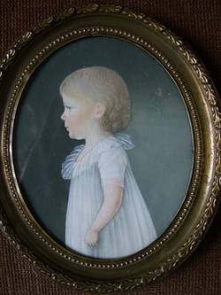Porträtminiatur Ferdinand Lisco als Kind