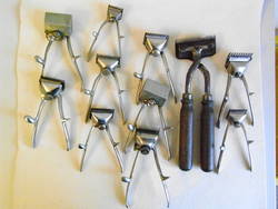 Konvolut aus elf manuellen Haarschneidegeräten