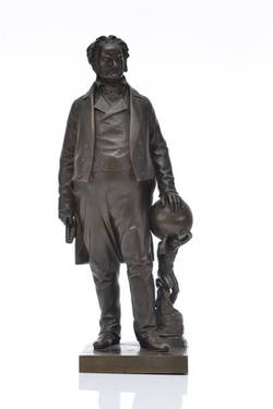 Statuette des Geographen Carl Ritter (1779-1859)