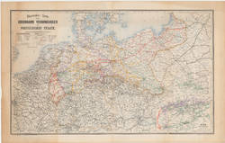 Übersichts-Karte der Eisenbahn Verbindungen im Preußischen Staate.;