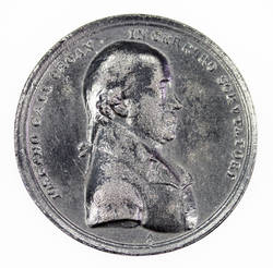 Medaille auf eine Berliner Vorlesung des Wiener Arztes Franz Joseph Gall (1758-1828)