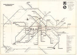 Berliner Nahverkehrsnetz Schnellbahnnetz