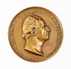 Medaille auf Karl Friedrich Zelter von seinen Verehrern