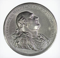Medaille Friedrich Wilhelm II. von Preußen auf die Künste;