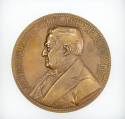 Medaille auf die Präsidentschaft von Louis Adolphe Thiers von 1871-1873