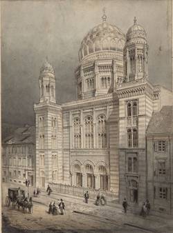 Die Synagoge in der Oranienburger Straße