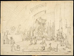 Mein Antritt als Maler bei dem Königl. Hofh-Theater Maler und Architecten Herrn Bartolo Verona im Jahre 1808, Januar