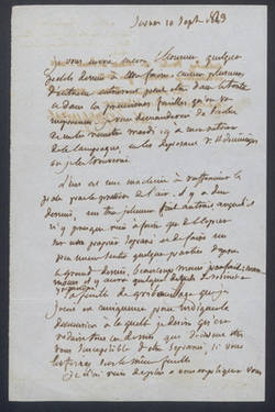 Alexandre Brongniart, Brief