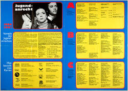 Werbeposter Jugendanrecht 1980 1981