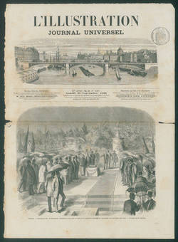 L 'Illustration Journal Universel. Berlin. Le Centenaire de Humboldt.