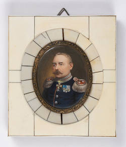 Porträtminiatur Friedrich Wilhelm Oettinger 