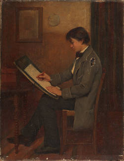 Bildnis eines Sohnes des Kupferstechers Eduard Mandel